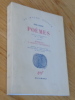 Poèmes. Choix et introduction de T. S. Eliot, suivi de Hommage à Sextus Propertius.. Pound (Ezra)