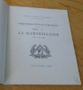 Cérémonie d'inauguration de la resp. l. La Marseillaise, Or. de Paris. . Collectif (Franc-maçonnerie)