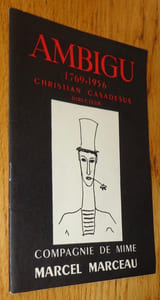 Ambigu 1769-1965. Compagnie de mime Marcel Marceau.