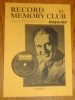 Record Memory Club Magazine, n°63. Collectif / Revue Record memory club