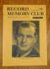 Record Memory Club Magazine, n°79. Collectif / Revue Record memory club