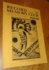 Record Memory Club Magazine, n°70. Collectif / Revue Record memory club