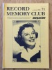 Record Memory Club Magazine, n°71. Collectif / Revue Record memory club
