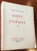 Odes et poèmes. Magallon (Xavier de)