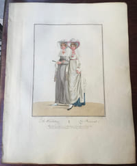 Dames de la Nord-Hollande, allant à la promenade - "Noord-Hollandsche Vrouwen, uit wandelen gaande"