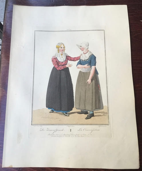 Femmes de p&ecirc;cheurs de Katwijk et de Vollendam - "Katwijksche en Vollendamsche Vrouwen". Anonyme