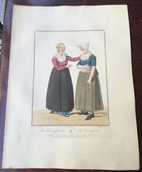 Femmes de pêcheurs de Katwijk et de Vollendam - "Katwijksche en Vollendamsche Vrouwen"
