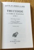 La guerre du Péloponnèse. Édition bilingue Budé, ensemble complet en six volumes. . Thucycide
