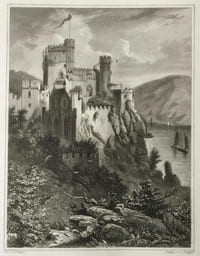 Gravure Suisse : Rheinstein