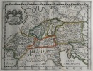 GERMANIA ANTIQUA ADIECTA. Theatrum geographique Europae veteris. Carte de l'Allemagne ancienne. . Briet (Philippe)