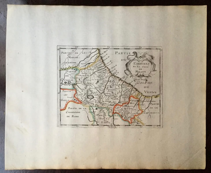 Th&eacute;&acirc;tre g&eacute;ographique de l'Europe. L'Abruzzo et Le Comt&eacute; de Molisse. (Abruzzes) . Briet (Philippe)