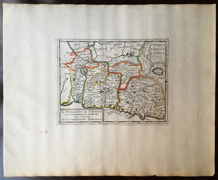 Th&eacute;&acirc;tre g&eacute;ographique de l'Europe. Italie. Le patrimoine de Saint-Pierre, la campagne de Rome, les Sabins et le territoire d'Orvieto. . Briet ...