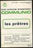 Revue catholique internationale Communio, tome VI (1981), n°6 (novembre-décembre) - Les prêtres. Jean Duchesne, Gustave Martelet, Jean-Guy Pagé, Jan ...