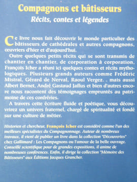 Compagnons et bâtisseurs. Récits, contes et légendes.. ICHER François (textes réunis par),