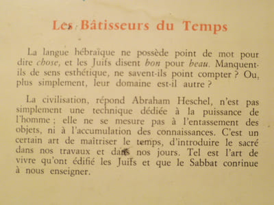 Les bâtisseurs du temps.
