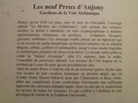 Les neuf preux d'Anjony. Gardiens de la voie alchimique.