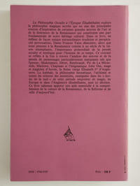 La Philosophie occulte à l'époque élisabéthaine.