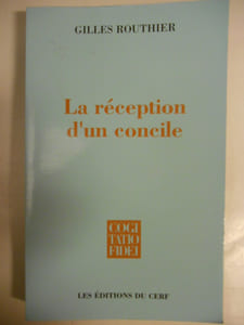 La réception d'un concile.
