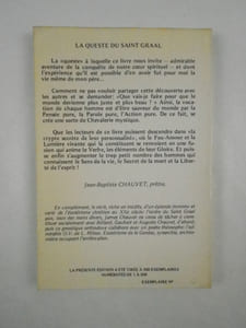 La queste du Saint Graal [J. Chauvet] suivi de: Le Graal en compagnie au xxe siècle par Robert Amadou. Avec des documents inédits.
