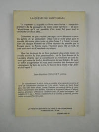 La queste du Saint Graal [J. Chauvet] suivi de: Le Graal en compagnie au xxe siècle par Robert Amadou. Avec des documents inédits.