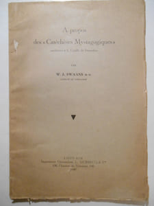 A propos des "catéchèses Mystagogiques" attribuées à S. Cyrille de Jérusalem.