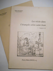 Les récits dans l'évangile selon saint Jean (Chapitre i à xxi).