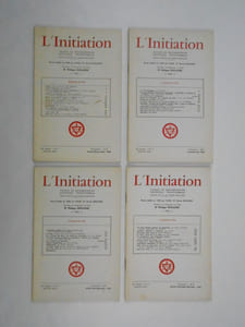 L'Initiation. Cahiers de Documentation Esotérique Traditionnelle. Revue fondée en 1888 par Papus. Nouvelle série. 43e année, n° 1 (Janvier-Février-Mars 1969), n° 2 (Avril-Mai-Juin 1969) , n° 3 Juillet-Août-Septembre 1969), n° 4 (Octobre-Novembre-Décembre 1969). ANNÉE COMPLÈTE.