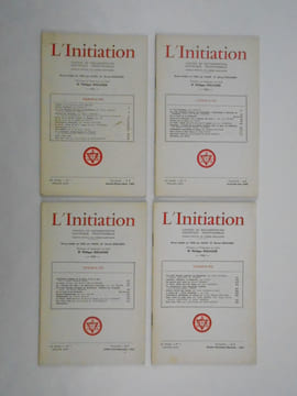 L'Initiation. Cahiers de Documentation Esotérique Traditionnelle. Revue fondée en 1888 par Papus. Nouvelle série. 43e année, n° 1 ...