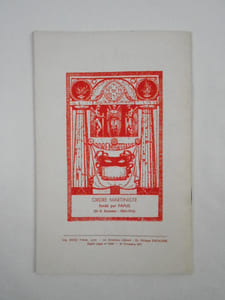 L'Initiation. Cahiers de Documentation Esotérique Traditionnelle. Revue fondée en 1888 par Papus. Nouvelle série. 45e année, n° 3 (Juillet-Août-Septembre 1971).