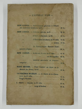 Le secret de la chevalerie.. MICHELET Victor-Émile,