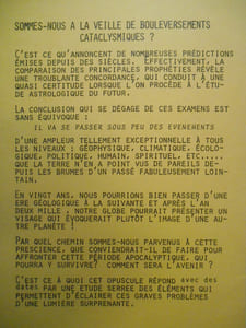 1981 - 2000, vingt années qui transfigureront la face du monde. Complété par un aperçu sur le XXIè siècle. Sommes-nous à la veille de boulversements cataclysmiques?