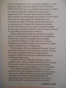 Cultes, mythes et religions.