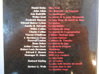 L'Angleterre fantastique de Defoe à Wells. 22 contes de revenants et de terreur.