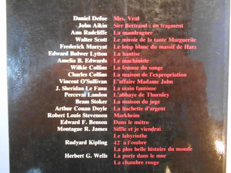 L'Angleterre fantastique de Defoe à Wells. 22 contes de revenants et de terreur.. VAN HERP Jacques,