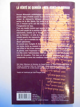 La vérité de Qumrân.. SILBERMAN Neil Asher,