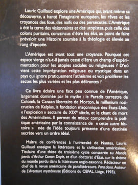 Histoire secrète de l'Amérique.. GUILLAUD Lauric,