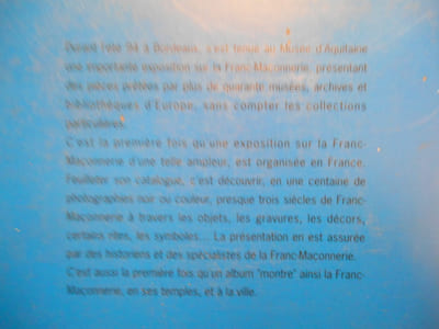 La Franc-maçonnerie.