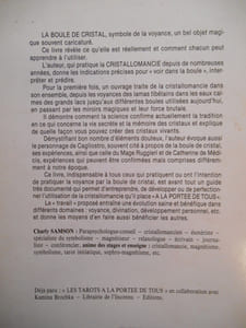 Manuel d'utilisation de la boule de cristal.