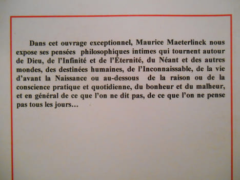 L'autre monde ou Le cadran stellaire.. MAETERLINCK Maurice,