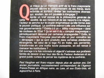Voyage d'un franc-maçon.