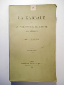 La Kabbale ou la Philosophie religieuse des Hébreux.