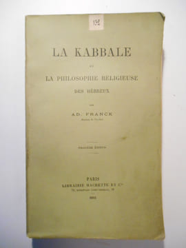 La Kabbale ou la Philosophie religieuse des Hébreux.. FRANCK Adolphe,