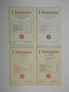 L'Initiation. Cahiers de Documentation Esotérique Traditionnelle. Revue fondée en 1888 par Papus. Nouvelle série. 42e année, n° 1 (Janvier-Février-Mars 1968) , n° 2 (Avril-Mai-Juin 1968) , n° 3 (Juillet-Août-Septembre 1968), n° 4 (Octobre-Novembre-Décembre 1968). ANNÉE COMPLÈTE.
