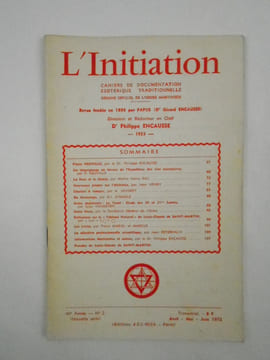 L'Initiation. Cahiers de Documentation Esotérique Traditionnelle. Revue fondée en 1888 par Papus. Nouvelle série. 46e année, n° 2 (Avril-Mai-Juin ...
