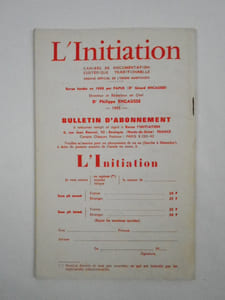 L'Initiation. Cahiers de Documentation Esotérique Traditionnelle. Revue fondée en 1888 par Papus. Nouvelle série. 46e année, n° 2 (Avril-Mai-Juin 1972).