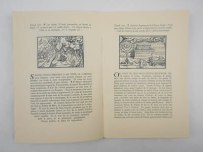 La Bible. Quatre vingt quinze images de Hans Holbein. avec les textes pour chacune traduicts du latin en français par les docteurs de Louvain.