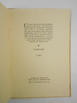 La Bible. Quatre vingt quinze images de Hans Holbein. avec les textes pour chacune traduicts du latin en français par les docteurs de Louvain.. ...