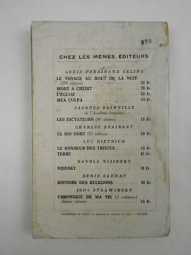 Les Lourds Secrets de 1937.. DOM NEROMAN,