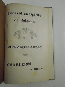 VIIe Congrès Annuel, Charleroi 1911.