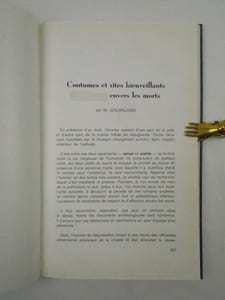 Coutumes et rites bienveillants envers les morts